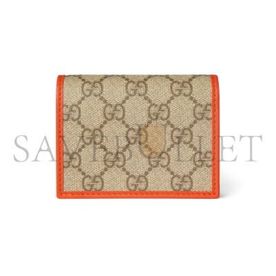 GUCCI GG EMBLEM SMALL WALLET 820692 (11*8.5*3cm)
